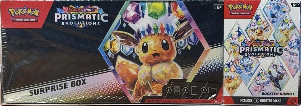 SV: Prismatic Evolutions — Prismatic Evolutions Booster Bundle + Surprise Box Bundle (Sam's Club)